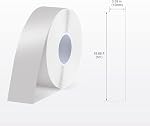 SUPVAN E10 & E11 & E16 Label Maker Tape, Black on Transparent 15mm x 6m Genuine Continuous Laminated Thermal Label Tape Refill, Waterproof Oilproof Child-Safe Durable Auto Detect Labels