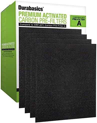 Durabasics Pre-Filters for Honeywell HPA300 Replacement Filters, Honeywell Prefilter A, Honeywell Filter A, Prefilter for Honeywell Air Purifier, Honeywell Pre Filter Replacement, HRF-AP1-4 Pack