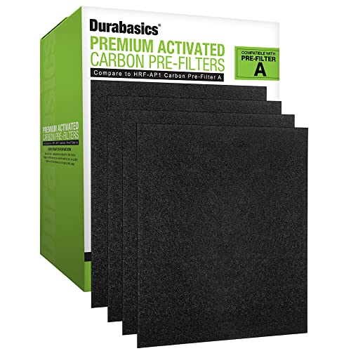 Durabasics Pre-Filters for Honeywell HPA300 Replacement Filters, Honeywell Prefilter A, Honeywell Filter A, Prefilter for Honeywell Air Purifier, Honeywell Pre Filter Replacement, HRF-AP1 - 4 Pack