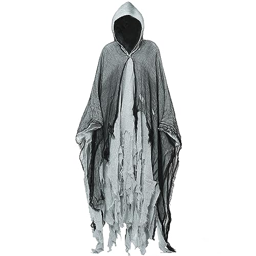 Thaoduro Hooked Cloak, Scary Halloween Costumes for Men, Black Cape