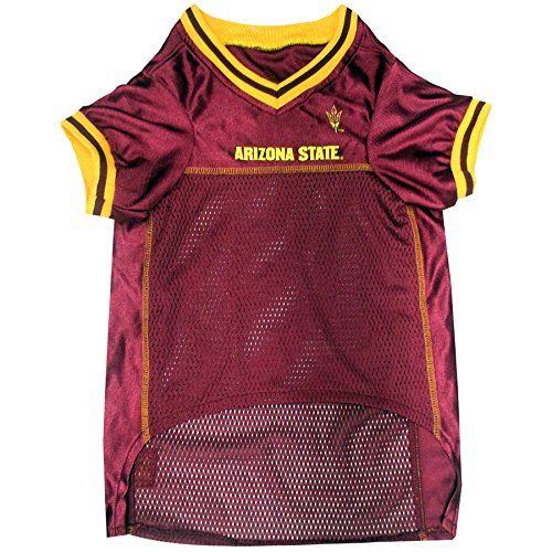 Image of Pets First Collegiate Arizon State University Sun Devils Dog Mesh Jersey, Small