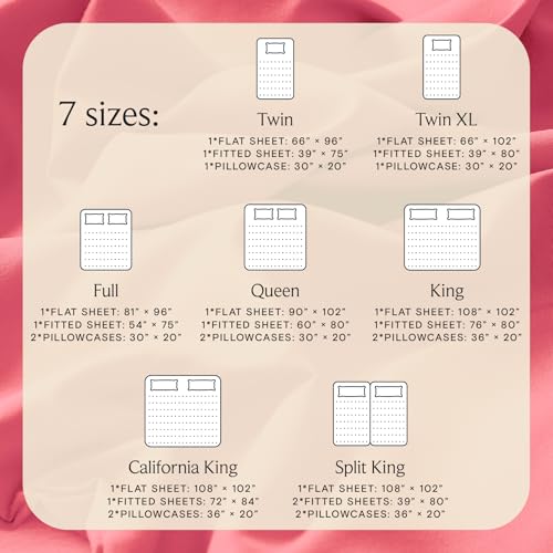 Image of LuxClub 4 PC Sheet Set Bed Sheets Deep Pockets 16 inch Eco Friendly Wrinkle Free Cooling Machine Washable Hotel Bedding Silky Soft - Vermilion Full