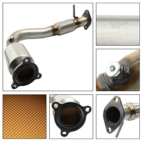 MAYASAF Catalytic Converter [2.4L Models Only] for Chevy 2010-14 Equinox LS/LT/LTZ, 2012-15 Captiva Sport LS/LT/LTZ, for GMC 2010-14 Terrain Denali/SLE/SLT, EPA Compliant - Thumbnail 7