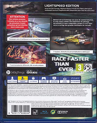 Redout Jeu PS4 - vue 4