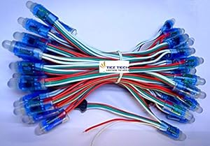 Generic LED Chain RGB 5 Inch Pixel 2811 20 FEET Length (Multicolor)