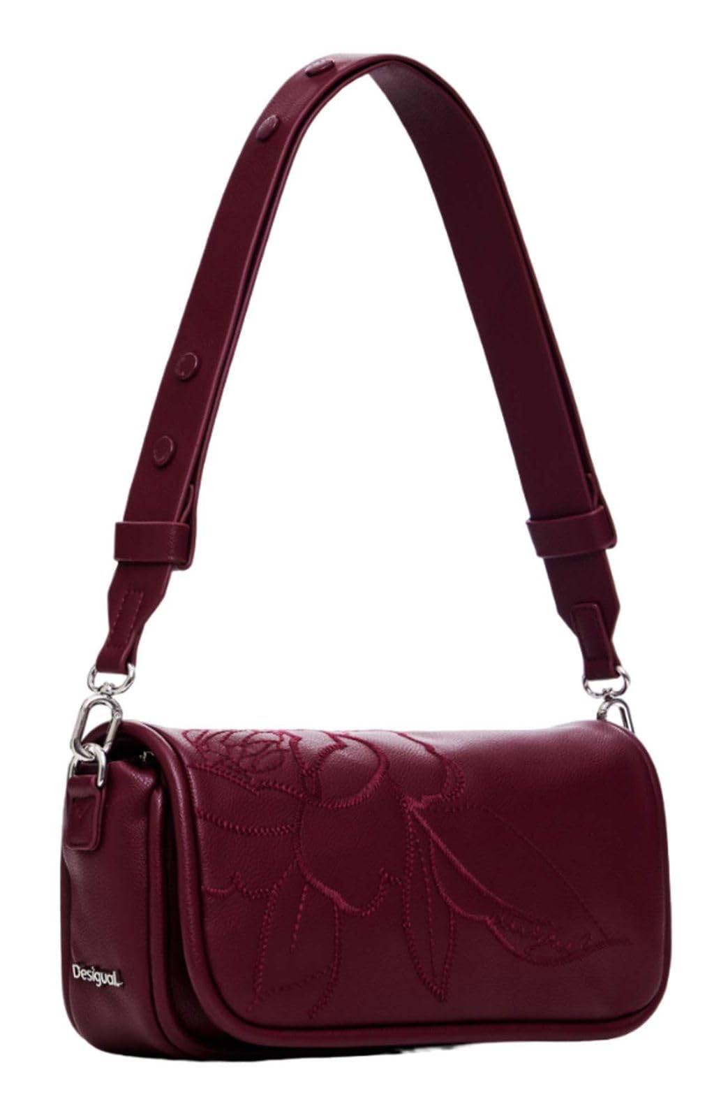 Desigual Women's Accessories PU Across Body Bag, Red, red, One size