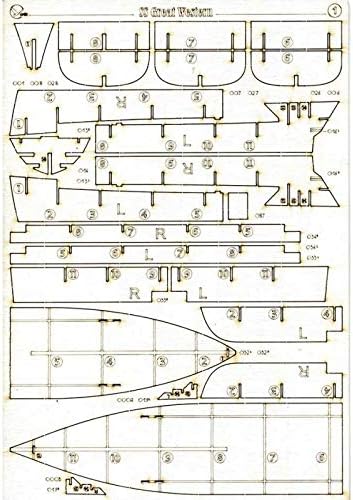 OREL Laser Cutting 292/2 Passenger Ship Great Western 1/200 Civil Fleet, United Kingdom, 1838