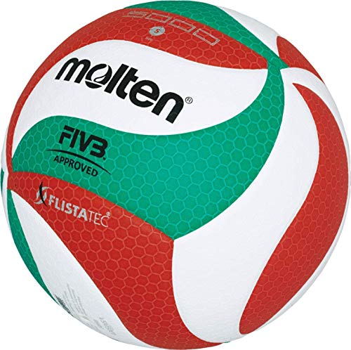 M.A.K Molten Official Volleyball, Molten V5M5000 Standard Volleyball Competition Training Students Physical Examination Volleyball PU Material Super Soft Sweat Absorption
