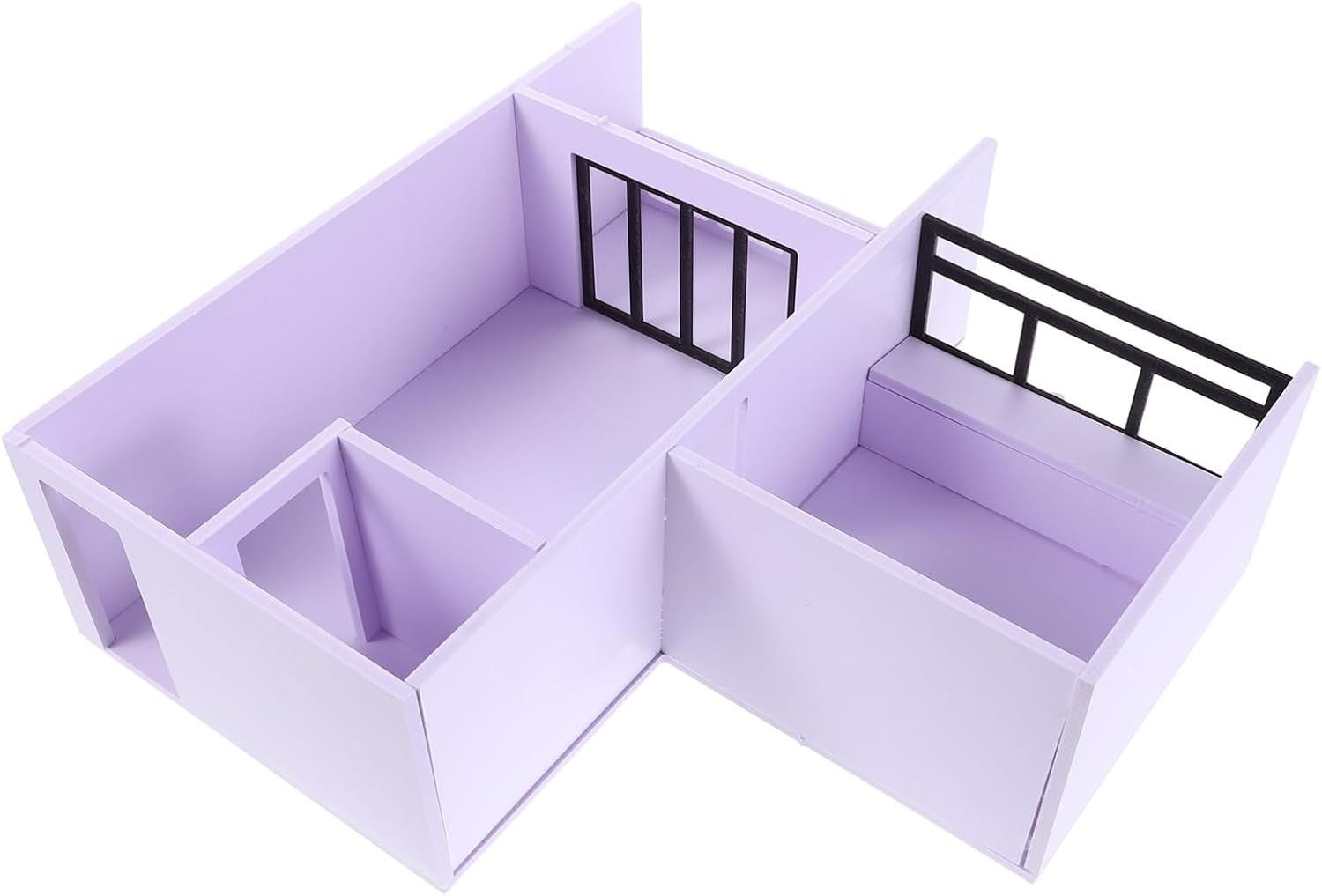 SHINEOFI 1 Set DIY Miniature Apartment Model Kit Unfinished Scale Architectural Model for Engaging Family Activity Realistic Detailing for DIY Enthusiasts