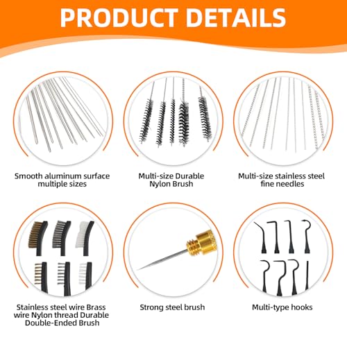 Carburetor Cleaning Kit 9Pcs