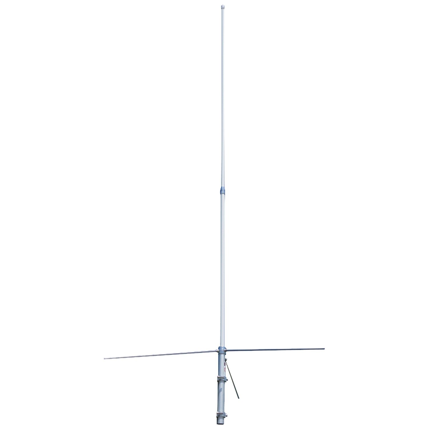 Tram 1480 200-Watt Dual-Band 2-Section Fiberglass Base Antenna, Includes 50 Ohm UHF SO-239 Connector, Silver, 100 in. Tall