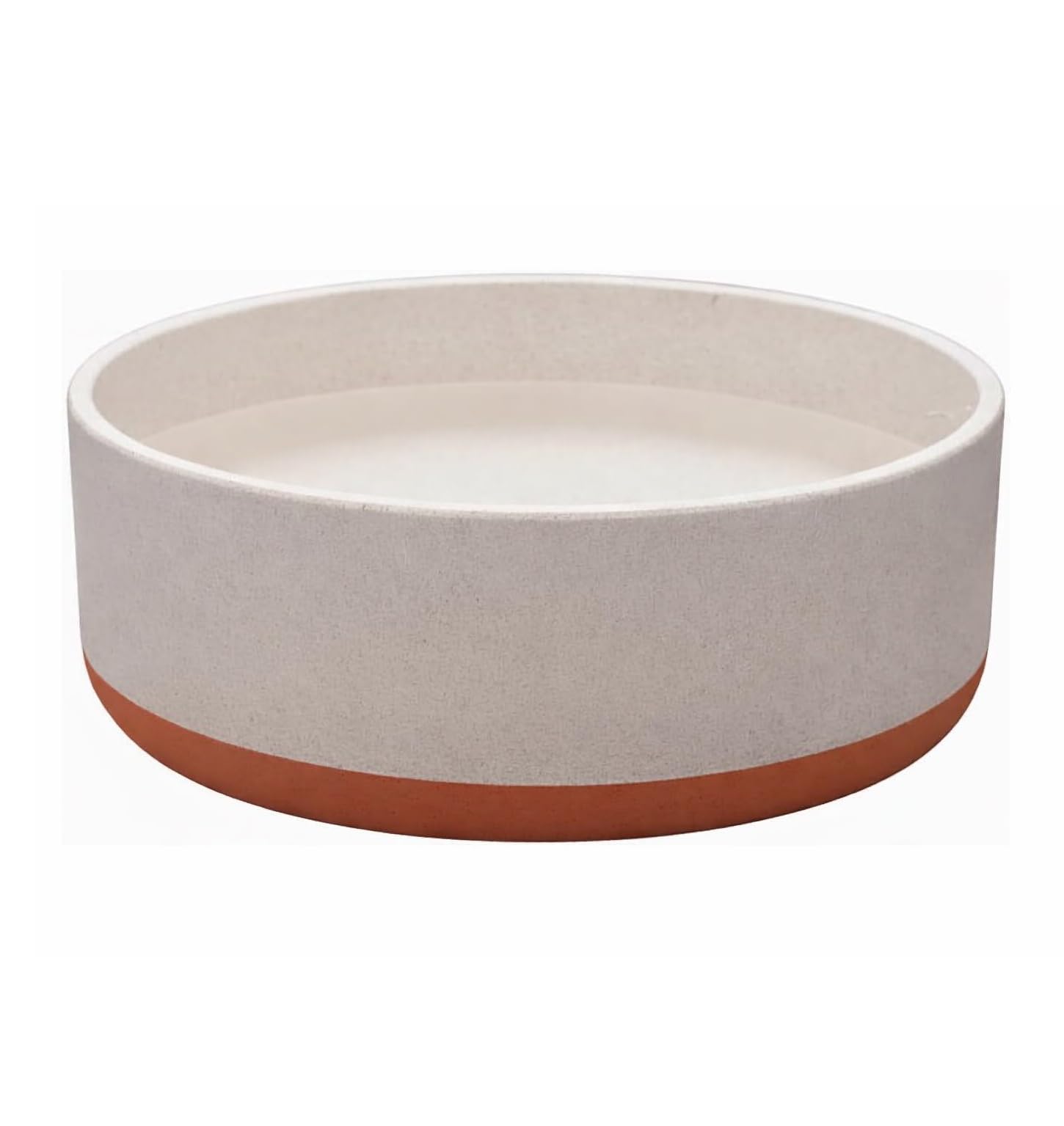 Fuzzl Titan Bamboo Bowl - Ultra Grip Terracotta Base - Stone - 18 cm