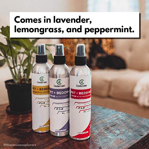 Cedarcide Odor Eliminating Air Freshener With Lavender Essential Oil (8Oz 3 Pack) Non-Toxic | Eco - Friendly | Deodorizer Spray For Pets, Bedding & Fabrics #TOP5