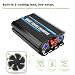 Terisass Inversor de Corriente del Coche 6000w 12v a 220v Cargador de...