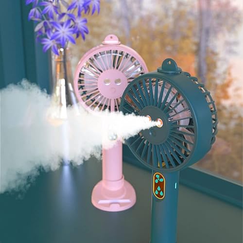 Miniatura 7 de UNNIC Ventilador portátil con neblina de agua enfriador USB pequeño ventilador de enfriamiento rociador de vapor enfriador de agua ventilador USB