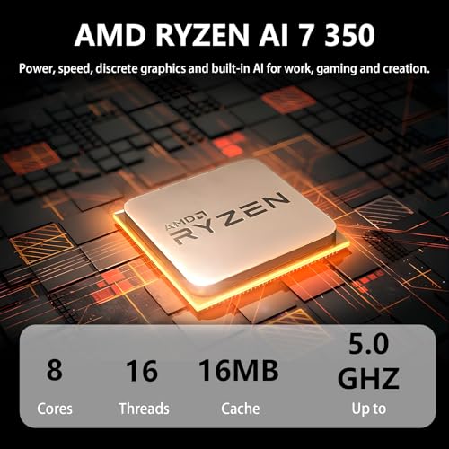 Image of HP 27 inch Touchscreen All-in-One Desktop PC, AMD Ryzen AI 7 350, 32GB DDR5 RAM, 4TB SSD, FHD Touch IPS Display, Wi-Fi 6, Copilot+ AI PC, Windows 11 Pro, w /KB & Mouse, USB HUB, White