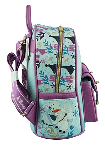 Wondapop Disney Frozen Elsa and Anna 11" Vegan Leather Fashion Mini Backpack3