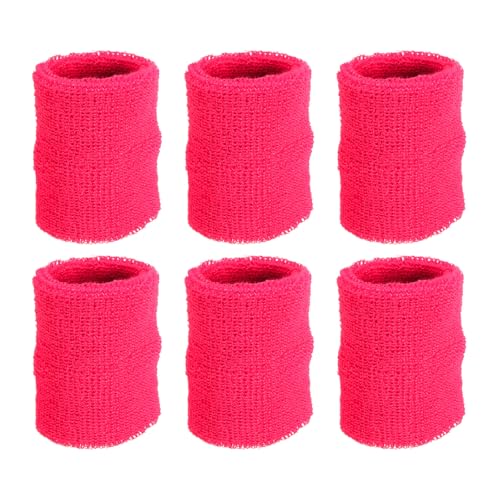 Poignet éponge PATIKIL pour tennis et basketball entraînement running rose