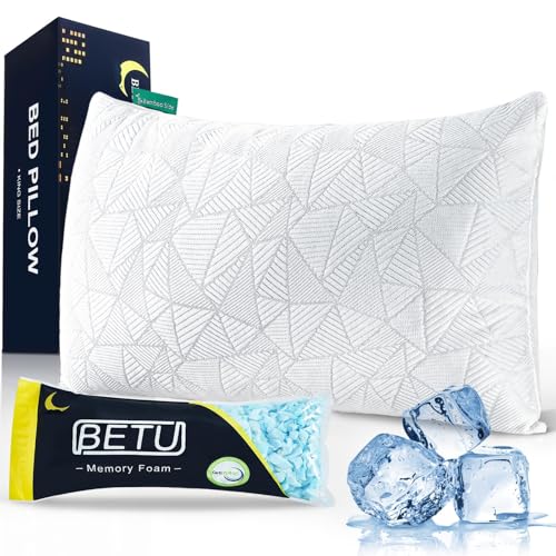 BETU Cooling Shredded Memory Foam Pillow