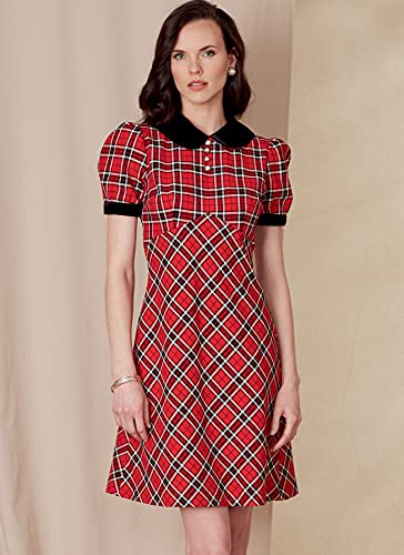 Vogue Patterns V1822B5 Misses Dress B5 (8-10-12-14-16), Multicolor