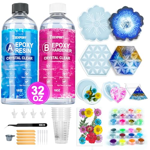 Teexpert 32OZ Epoxy Resin Kit for Beginners