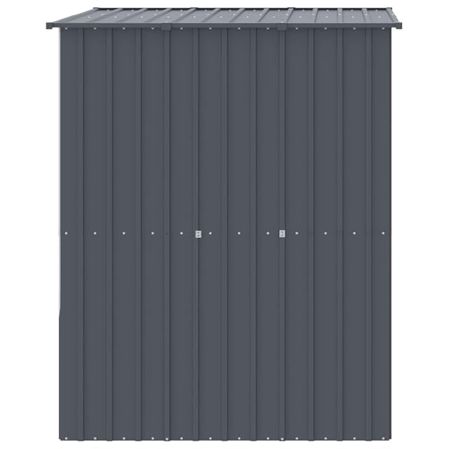 Foto 5 de 5 de vidaXL Caseta Perros con tejado Acero galvanizado Gris 165x153x181 cm