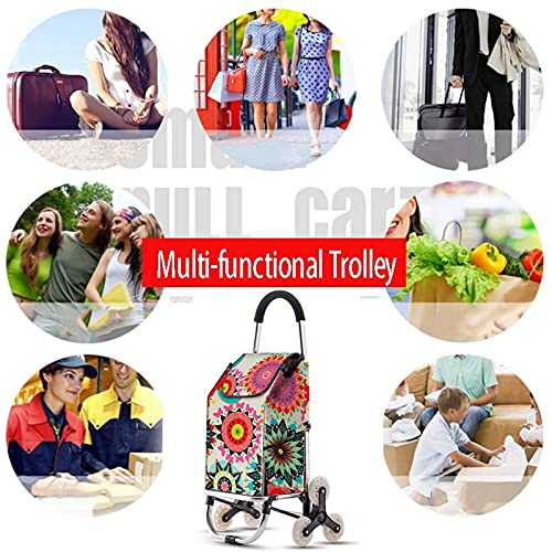 Treppensteiger Einkaufstrolley mit 3 Reifen Einkaufstrolley Einkaufstrolley Einkaufstrolley Wasserdicht Einkaufstasche… – Bild 6