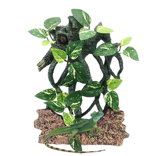 Branches de reptile et décorations en résine pour réservoir de lézard - 8