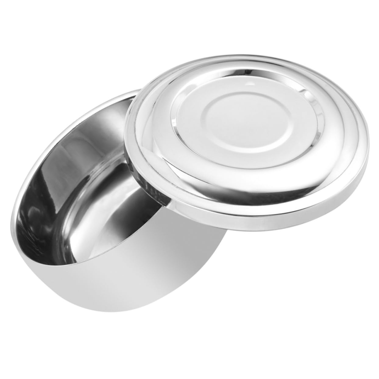 Mikinona Shaving Cream Bowl for Men Large Shaving Bowl with Lid Deep Mug for Wet Shaving Polished Compact Clean and Safe