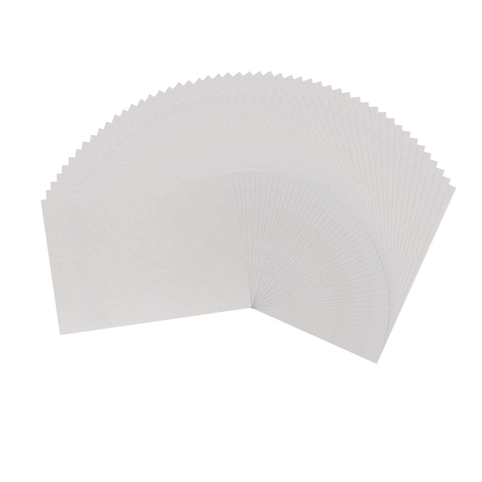 Vaessen Creative Greyboard 1mm - A4-50 Chipboard Sheets - Bookbinding Supplies for Crafting and Scrapbooking, Grey
