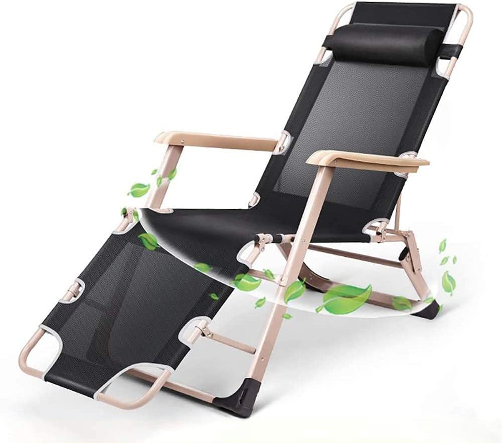 Chaise pliante de camping inclinable et relaxante en toile Teslina