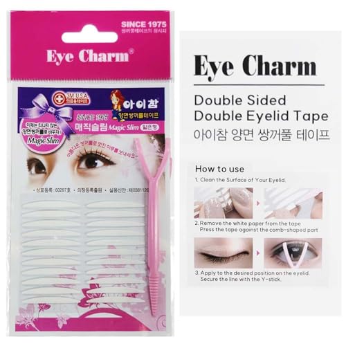 Korean Eye Charm Double Eyelid Tape Hooded Eye Lift – Droopy Eyel...