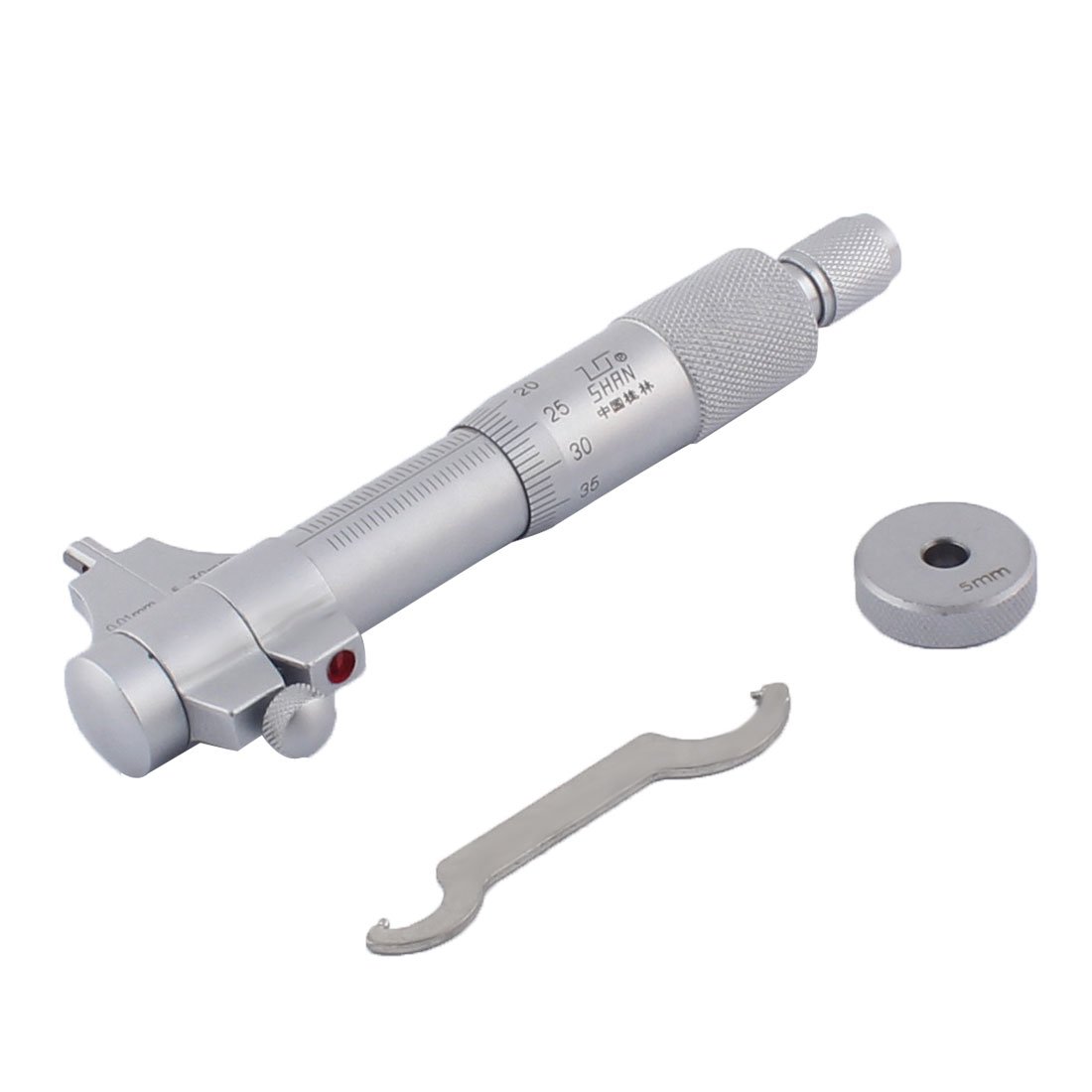 Aexit 5–30 mm 0,01 Graduation Gewerbe, Industrie & Wissenschaft Digitale interne Mikrometer W 20 mm Test & Messung Kalibrierung Ring