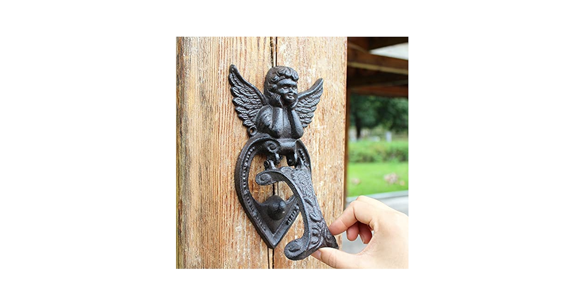 1970-1980年キャストアイロン製天使のドアノッカー OT0057 Konsilsa Vintage Door Knocker,Cast Iron Decorative