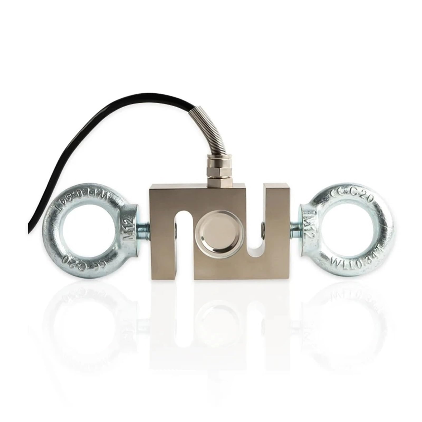 Sensor de celda de carga tipo S de 5 kg a 5 toneladas - Transductor de fuerza de tensión de presión de alta precisión-1 pieza(1ton)