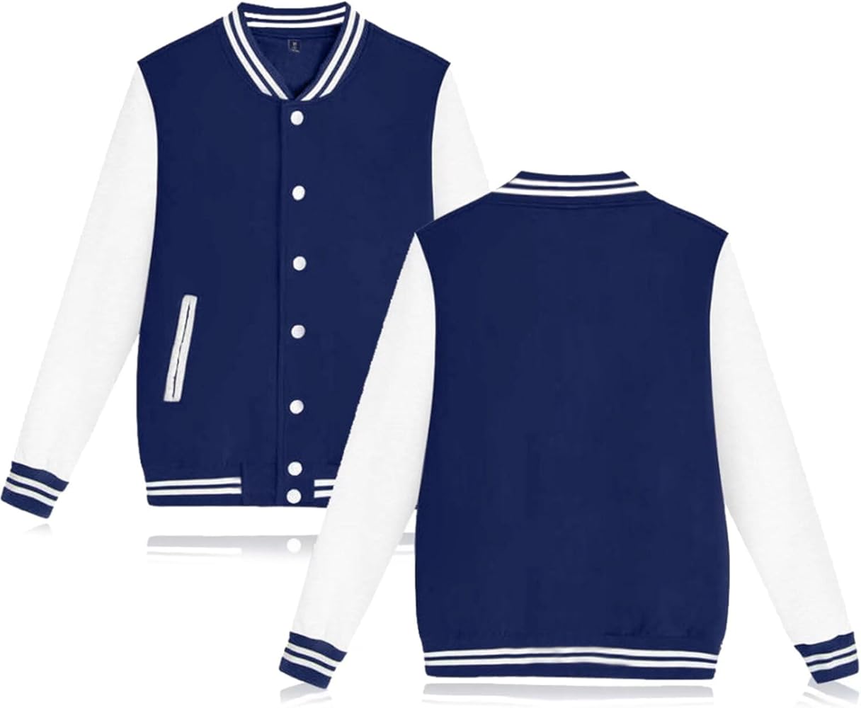 Amazon.com: Women's Men's Varsity Baseball Jacket Casual Letterman