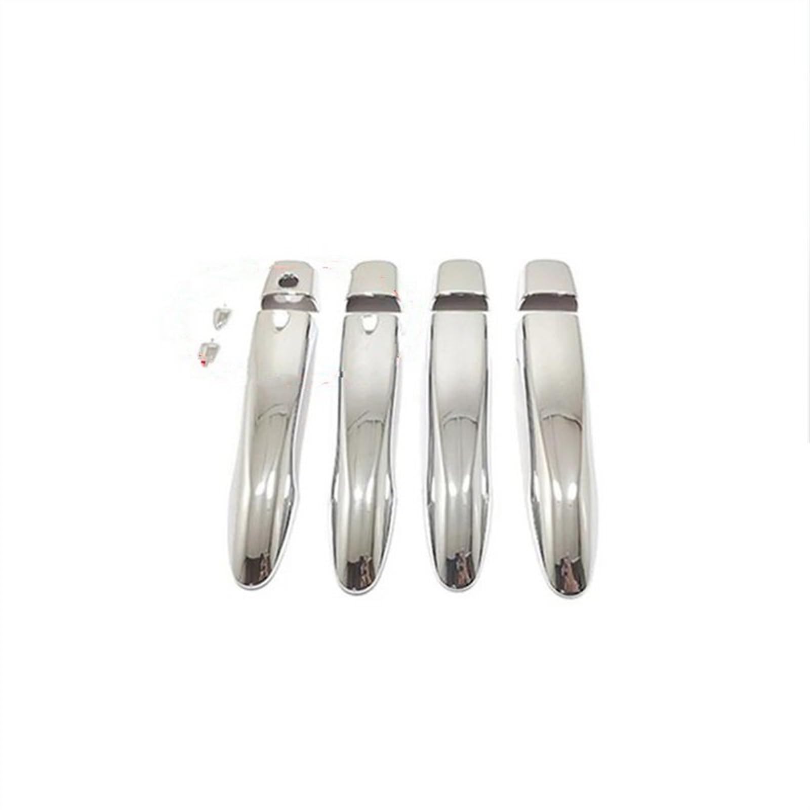 Kjhopy Chrome B Car Exterior Door Handles Decorative Sticker For Qashqai J11 For Murano Z52 For Maxima Pulsar C13 For Kadjar 15-18 Exterior Door Handle(Chrome B)