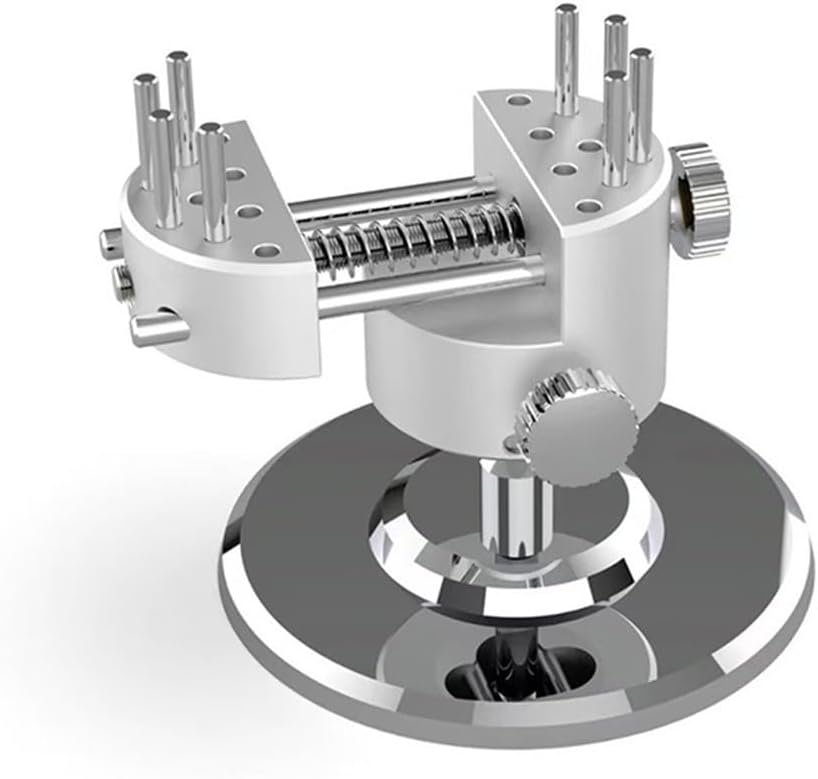 360° Rotating Pin Vise Tool Aluminum Alloy Adjustable for Precision Work and Model Making