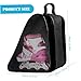 Roller Skate Bag Heavy Duty Ice Skate Bag Oxford Cloth Figure Skate Bag with 2 Side Mesh Bag Zipper Closure 15.4x7.9x15in Skate Bag Roller Skating Accessories.