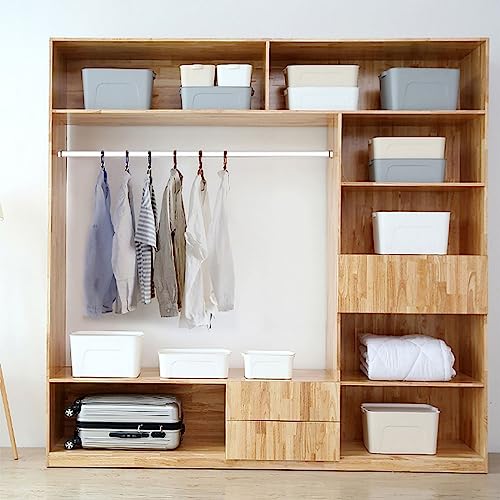 Barre de penderie antirouille REMYS 145cm pour suspendre vêtements et rideaux sans plier