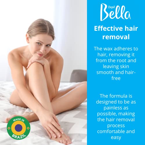 Depil Bella Brazilian Roll On Wax Chamomile and Calendula Depilatory | Body Waxing, Hair Removal Wax-Cartridge | Men and Women | Home Self Waxing | Sensitive Skin | Dermatologically Tested (3 PACK) - Image 7