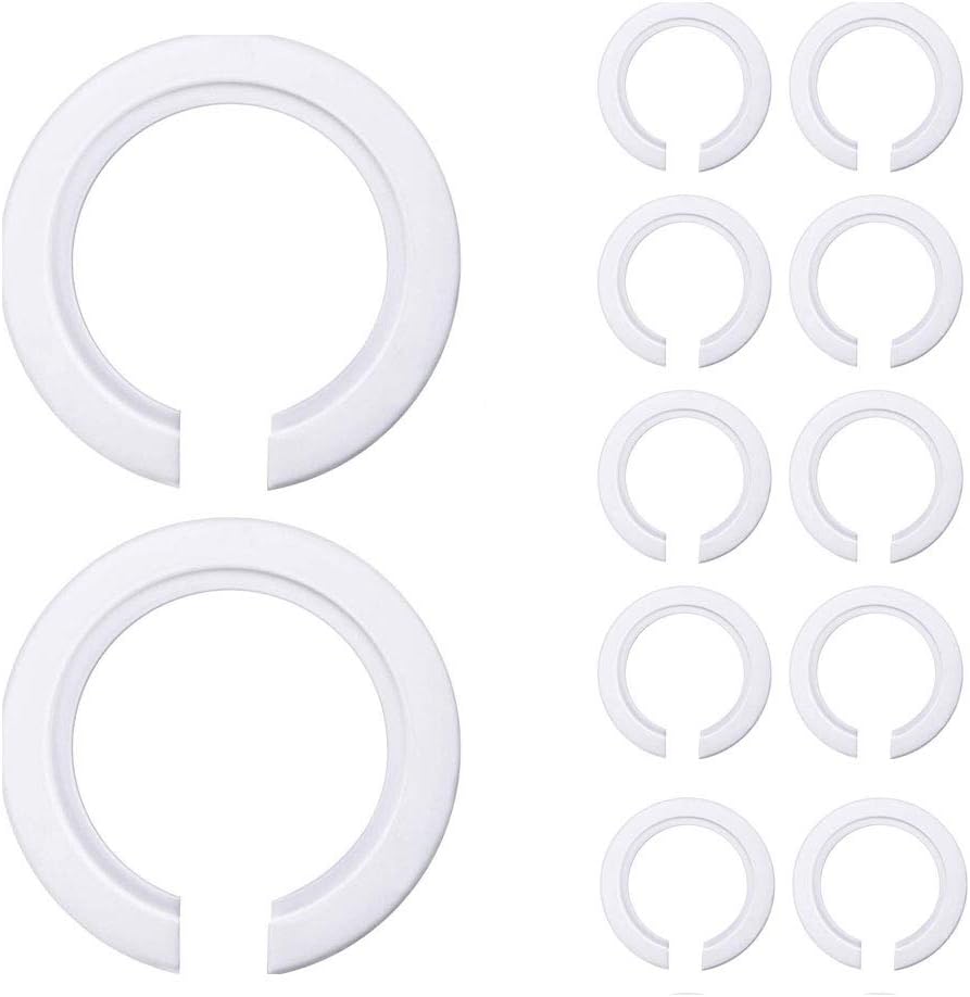 Lamp Shade,E27 to E14 Hole Converter,Lampshade Ring Reducer for Fitting Screw Lamp Shades to Bayonet Cap Lampholders(Packing 12)