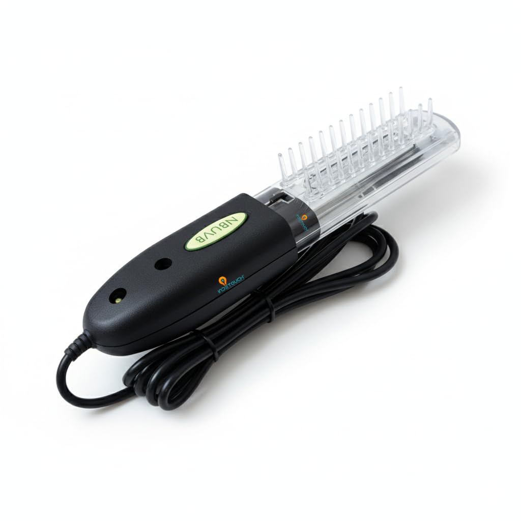 NBUVB Phototherapy Light Device | Treatment For Vitiligo, Psoriasis, Eczema, Dandruff | Hands PUVA Therapy | UV Rays Eye Protection Goggle Included