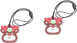 BESTOYARD Baby Deer Teether 2pcs molar teether infant teether baby teething toy teether for baby deer pacifier Teether for Baby