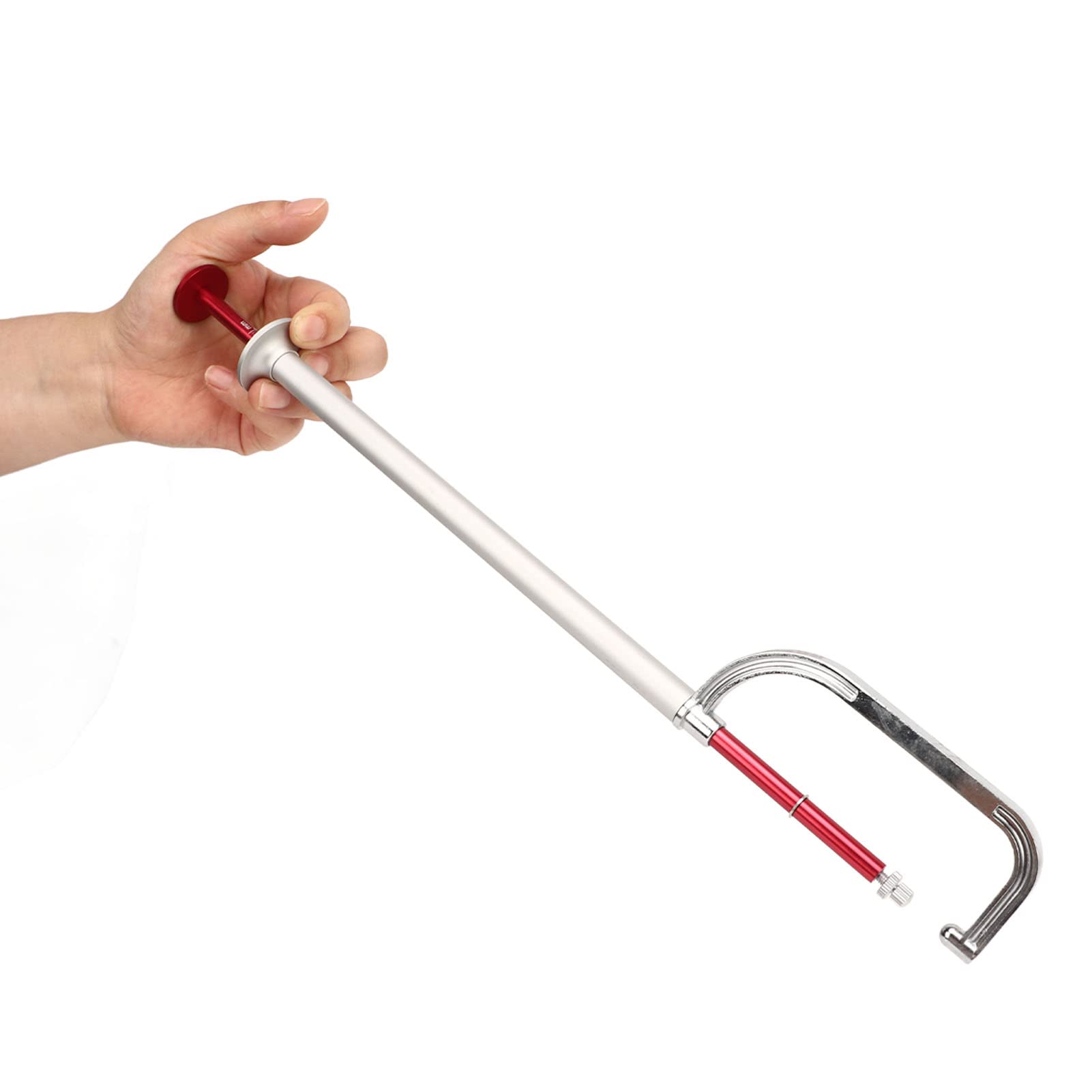 Brake Disc Measuring Tool Aluminum Alloy Thickness Gauge Caliper, 0-45mm Detection Range for Motorcycles, Cars and Commercial Vehicles