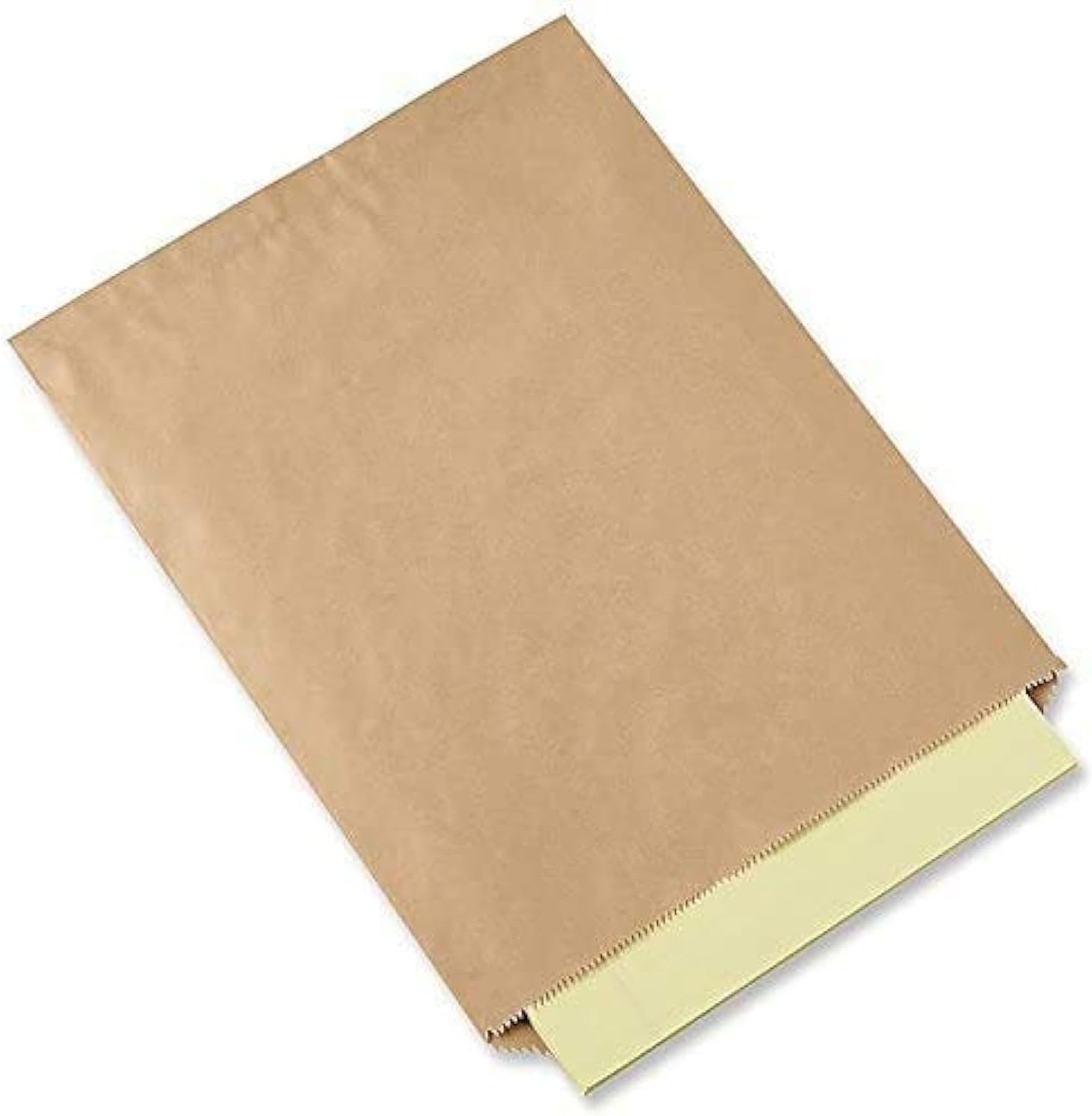 A1 Bakery Supplies Premium Kraft Paper Bags Flat Merchandise Bags 100 pack (12 In X 15 In)