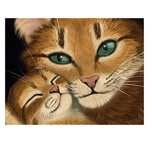 Mosaïque Chat 80x180cm : Idée Cadeau Idéale pour Passionnés de DIY