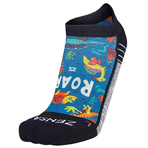 Image of Zensah Limited Edition No-Show Running Socks - Anti-Blister Comfortable Moisture Wicking Sport Socks for Men and Women