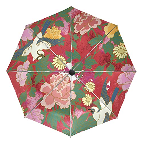 Parapluie automatique pliant coupe-vent protection UV voyage