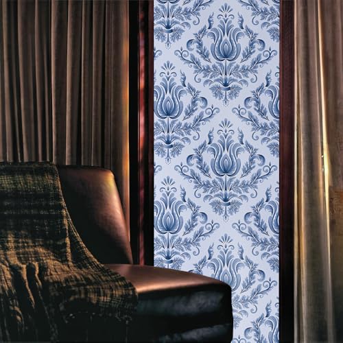 Vinilo decorativo de ventana 15.7x118 pulg Blue REDAMANCY miniatura 2